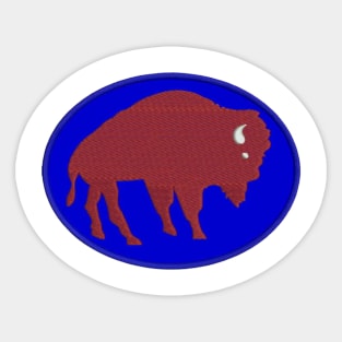 Water Buffalo Club 716 Red Sticker